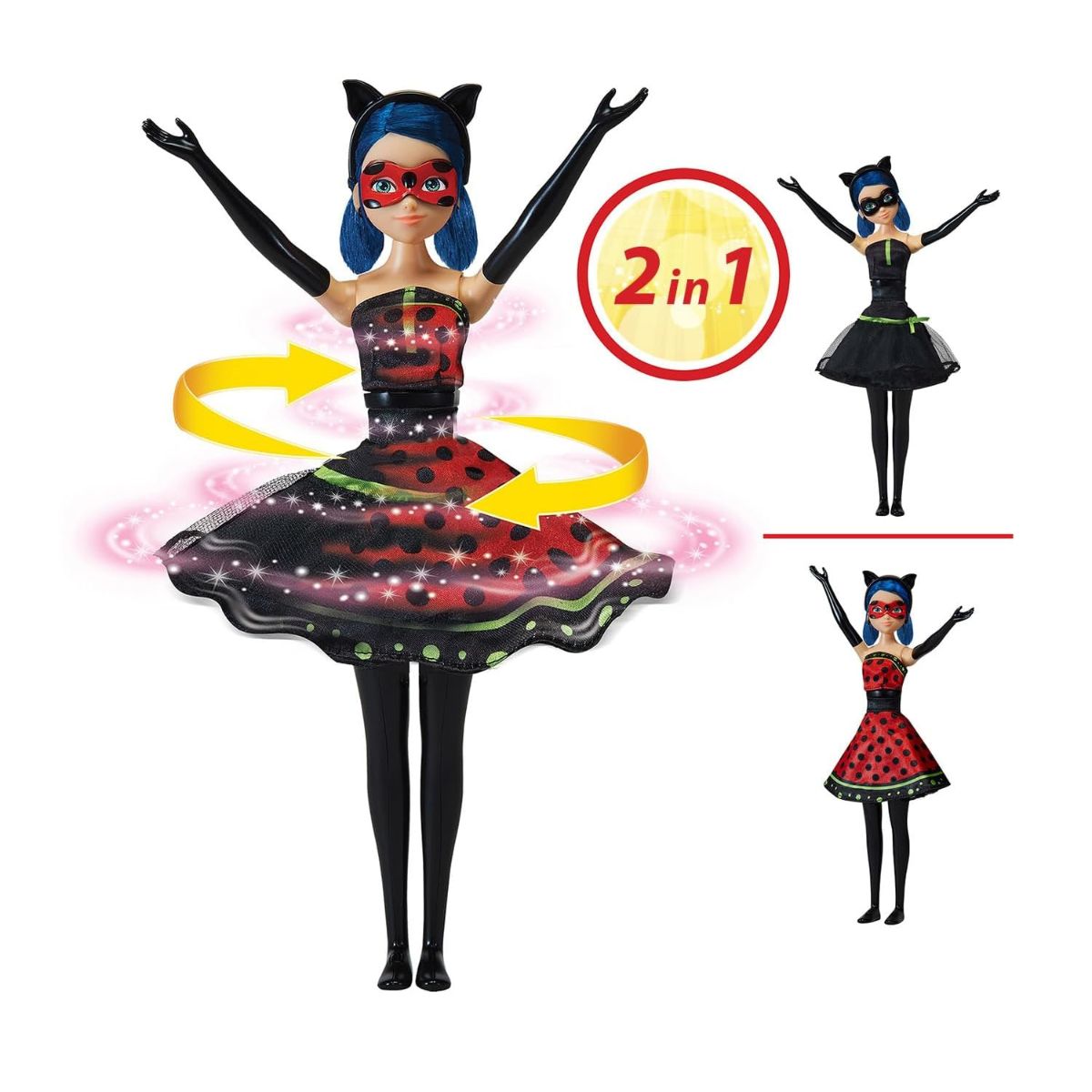 Miraculous Ladybug Hero Switch Transformation Doll 10 - Image 3