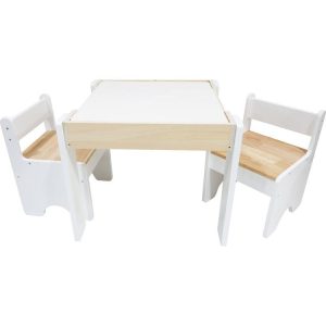 Multi-Activity Table with Reversible Tabletop & Chairs Set