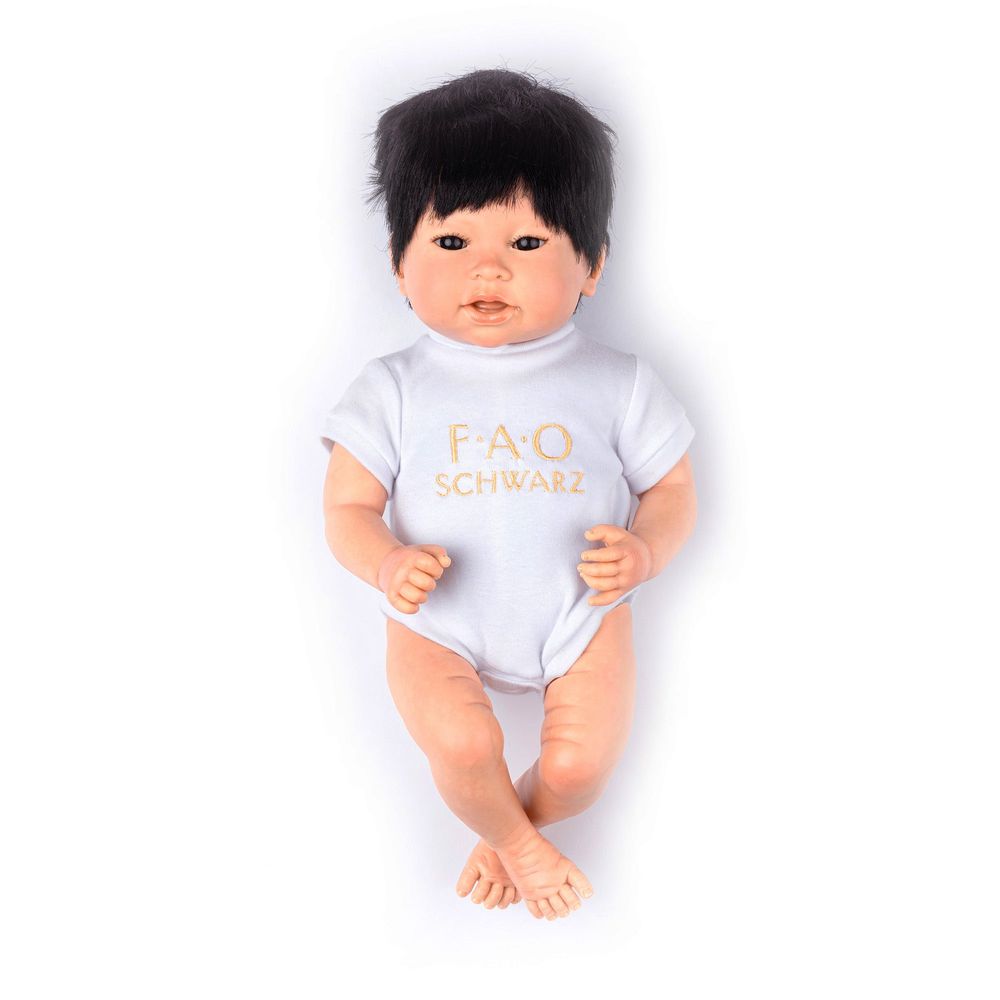 My FAO Doll - Fair Skin with Black Hair & Dark Brown Eyes - Image 2