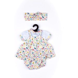 My FAO Doll Outfit - Flower and Rainbow Dungarees