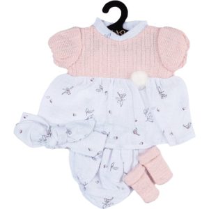 My FAO Doll Outfit - Pink & White Dress