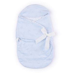 My FAO Doll Swaddle - Light Blue Stars