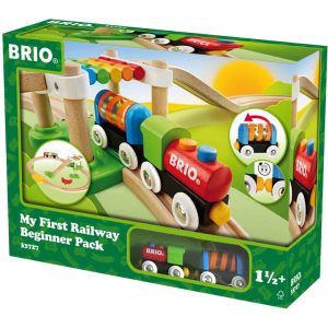 My First Railway Beginner Pack Wooden Toy Train Set