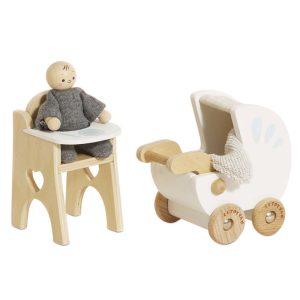 Nursery Dollhouse Furniture Set