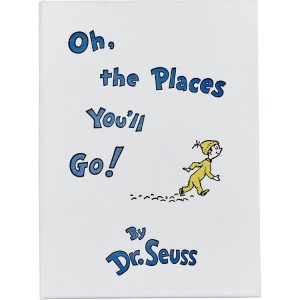 Oh The Places You'll Go by Dr. Seuss Leather-Bound Book