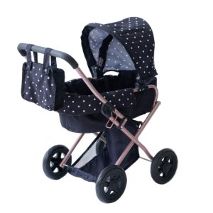 Olivia's Little World Pin Up Doll Classic Stroller with Removable Bassinet