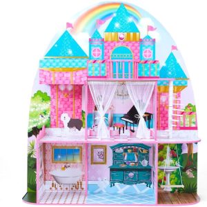 Olivia's Little World Princess Castle Dollhouse for 12 Dolls