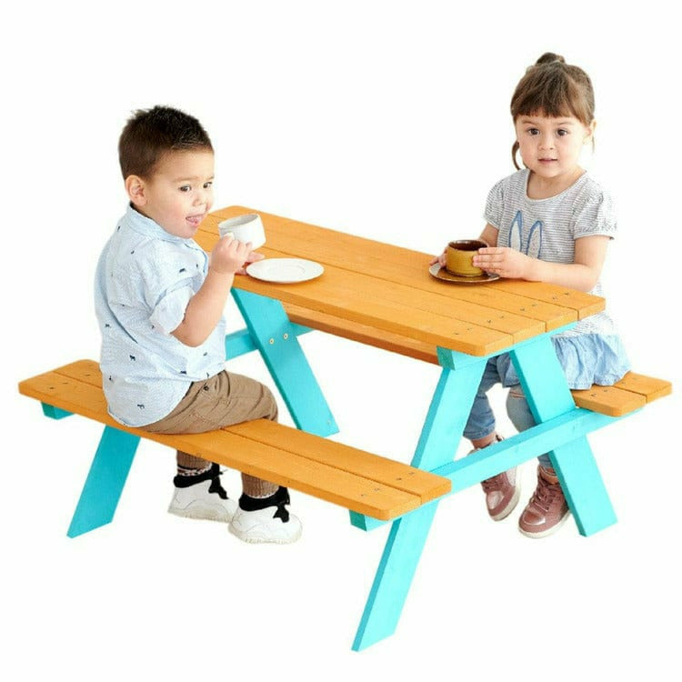 Outdoor Picnic Table & Chair Set - Image 8