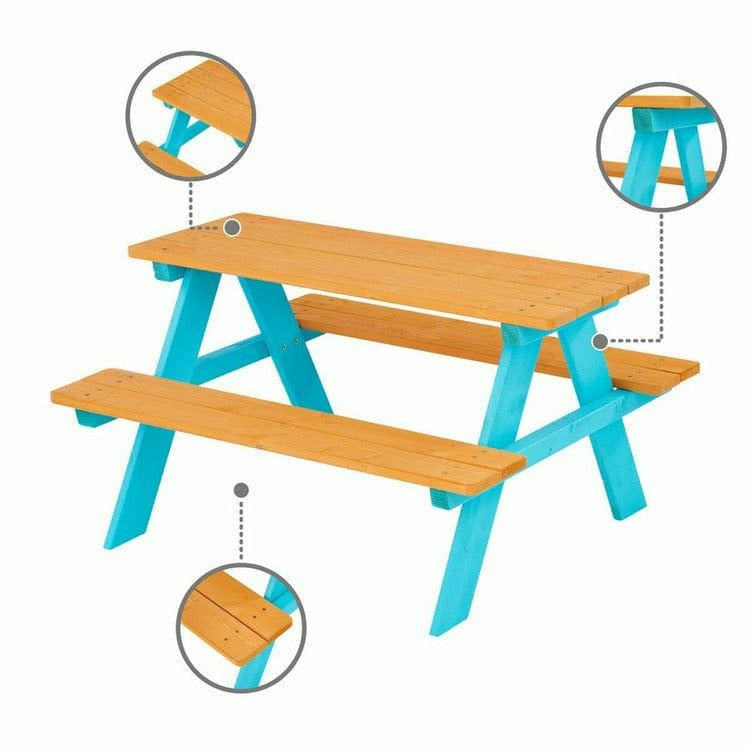 Outdoor Picnic Table & Chair Set - Image 5