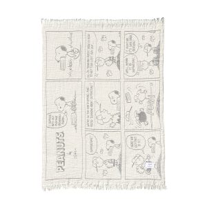 Peanuts Blanket Comic Baseball
