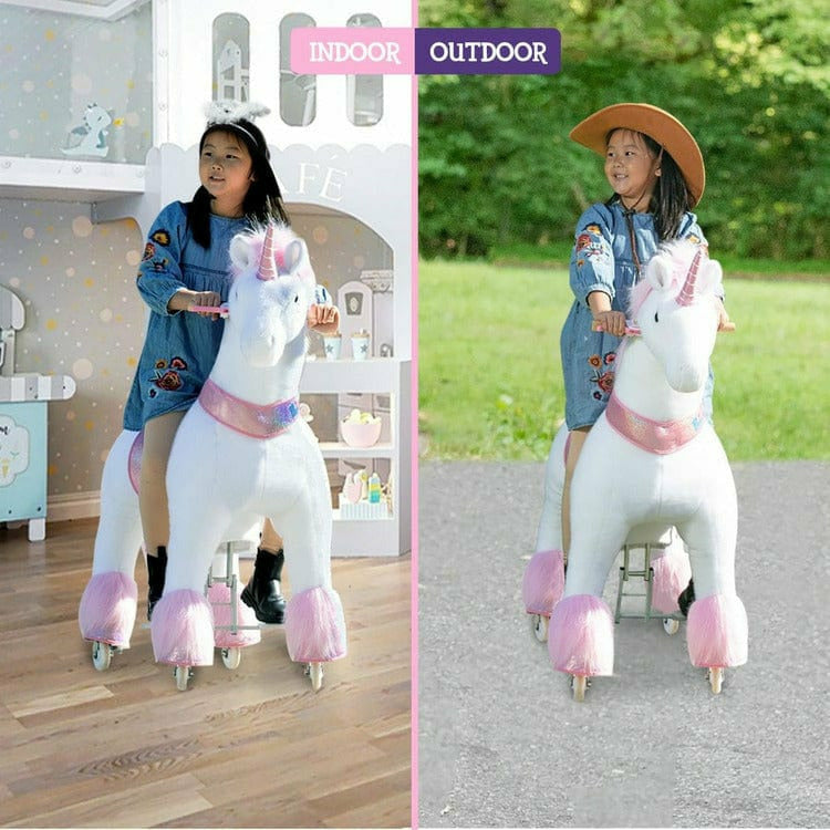 Pink Model U Ride-On Unicorn - 7+ Years - Image 3