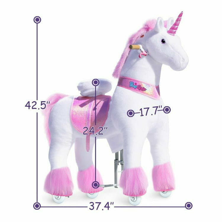 Pink Model U Ride-On Unicorn - 7+ Years - Image 4