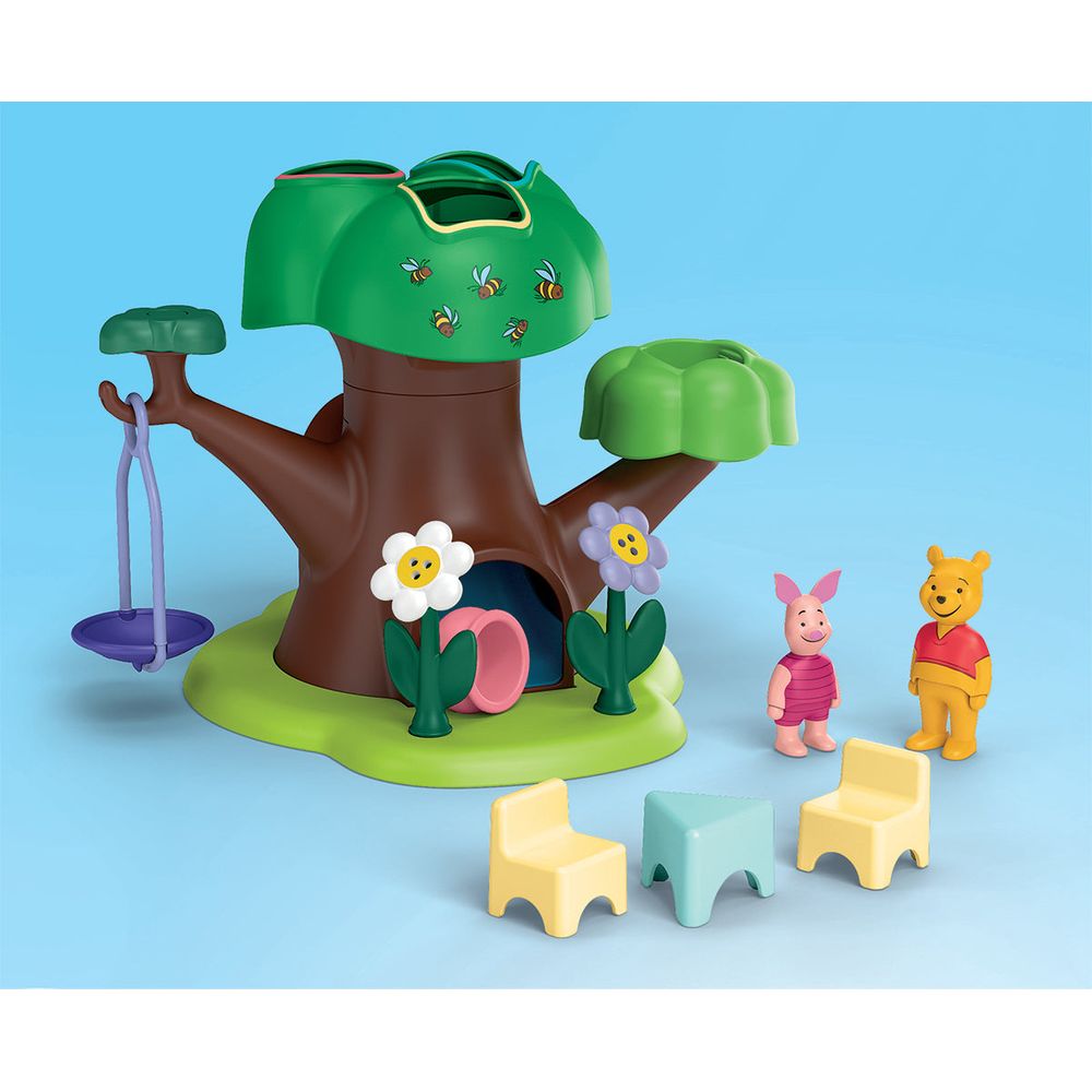Playmobil Junior & Disney: Winnie the Pooh's & Piglet's Tree House Playset - Image 2