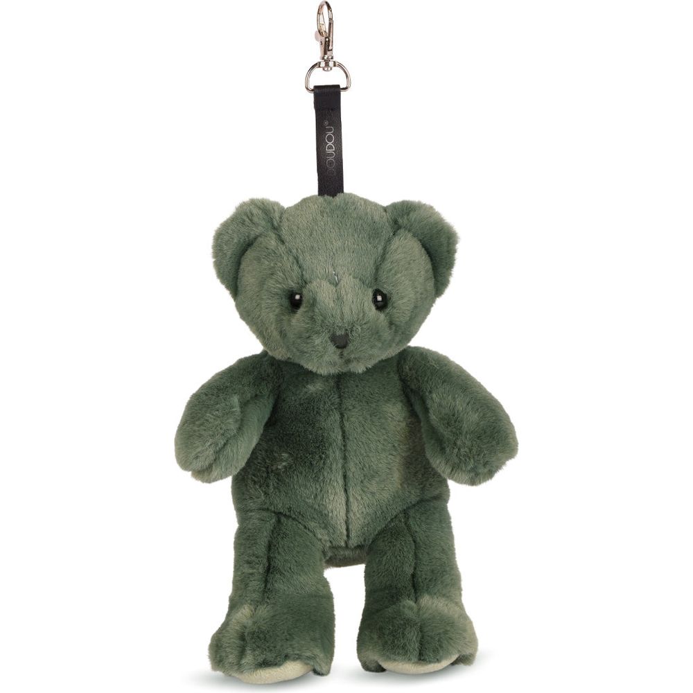 Plush Teddy Bear Bag Charm - Green