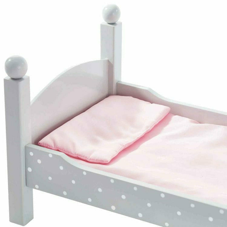 Polka Dots Princess Double Bunk Bed for 18 Dolls - Gray - Image 6