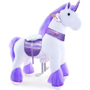 Purple Model U Ride-On Unicorn - 7+ Years