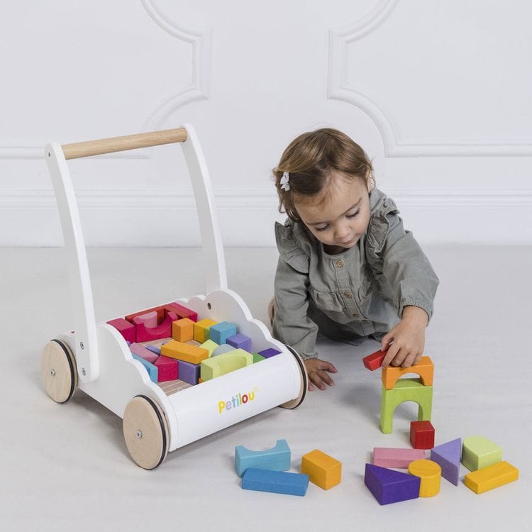 Rainbow Baby Walker & Puzzle - 45 Blocks - Image 2