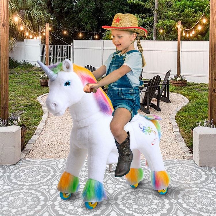 Rainbow Model X Ride-On Unicorn - 4-7 Years - Image 2