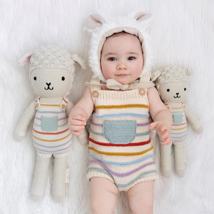 Regular 20 Avery the Lamb Hand-Knit Doll - Image 2