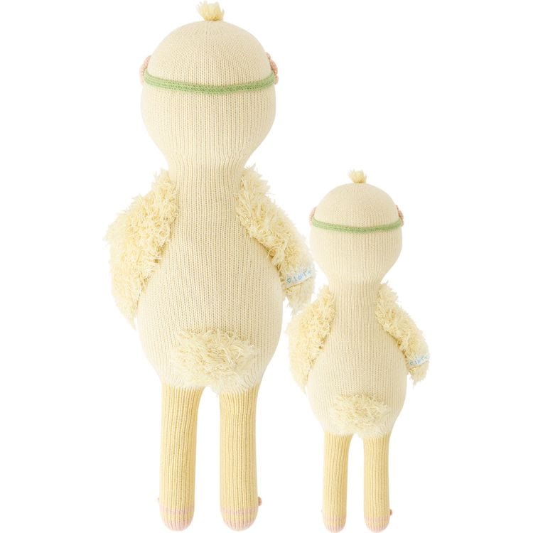 Regular 20 Flora the Duckling (With Flower Crown) Hand-Knit Doll - Image 6