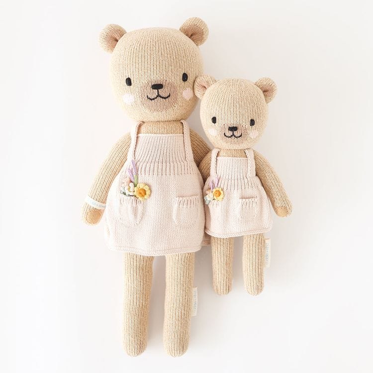 Regular 20 Goldie the Honey Bear Hand-Knit Doll - Image 3