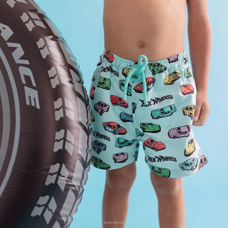 Retro Hot Wheels - Boys Swim Trunks - Image 2