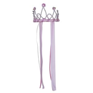 Ribbon Tiara - Light Pink