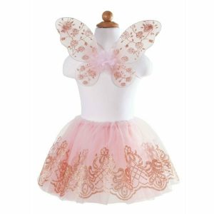 Rose Gold Tutu & Wings Set - Size 4-6 Years
