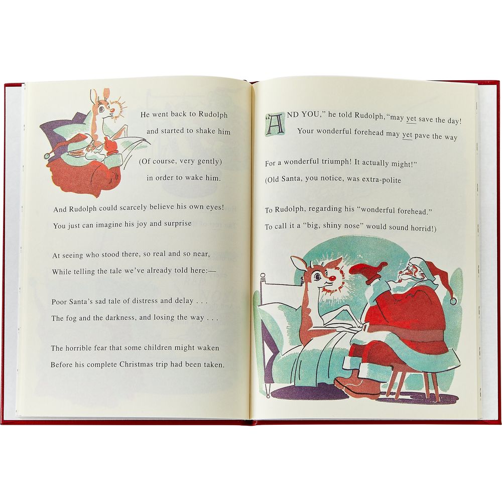 Rudolph the Red Nosed Reindeer Book Leather Edition - Image 4