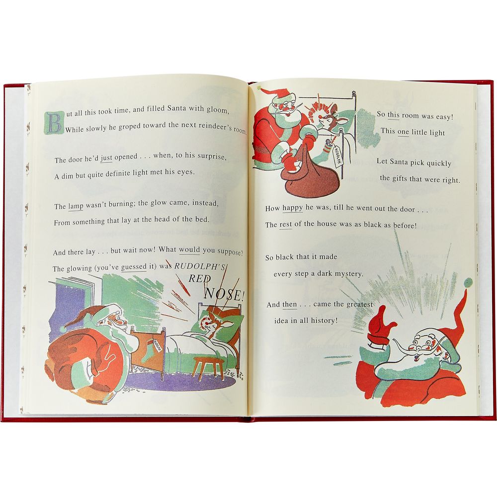 Rudolph the Red Nosed Reindeer Book Leather Edition - Image 5