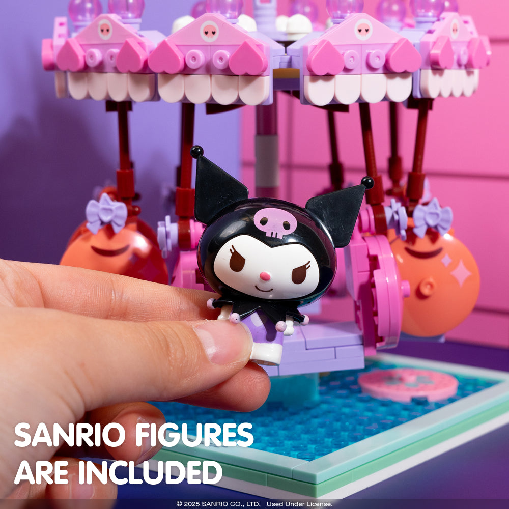 Sanrio Building Blocks Summer Wunderland - Kuromi Swing Ride - Image 4