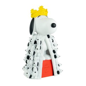 Snoopy King Figure with Mini Snoopies on Cape & Woodstock Crown - 17
