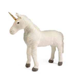 Standing White Unicorn Plush - 31.5