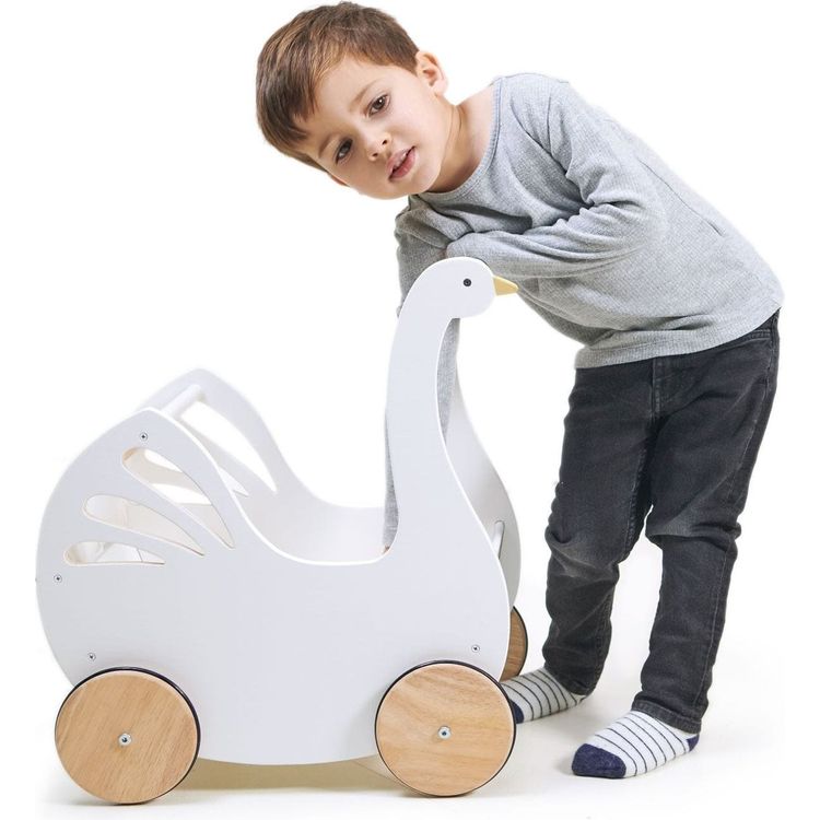 Sweet Dreams Swan Doll Pram - Image 2