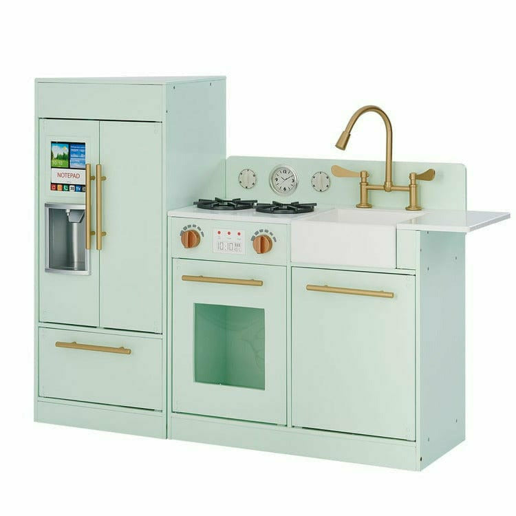 Teamson Kids Little Chef Charlotte 2-Piece Modular Wooden Play Kitchen. Mint