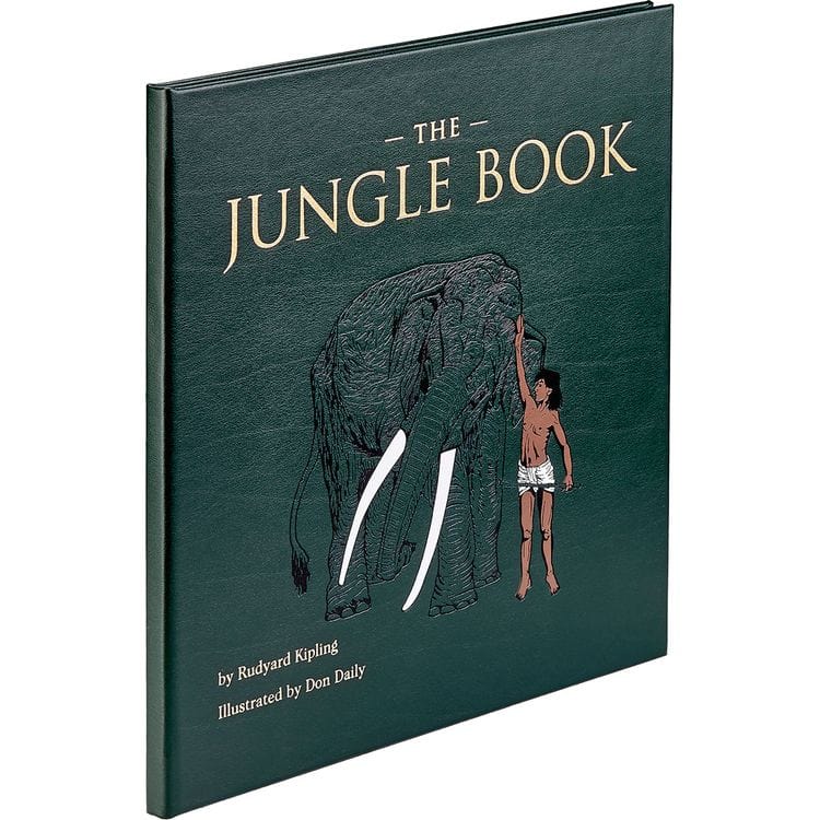 The Jungle Book in Green Bonded Leather - Image 6