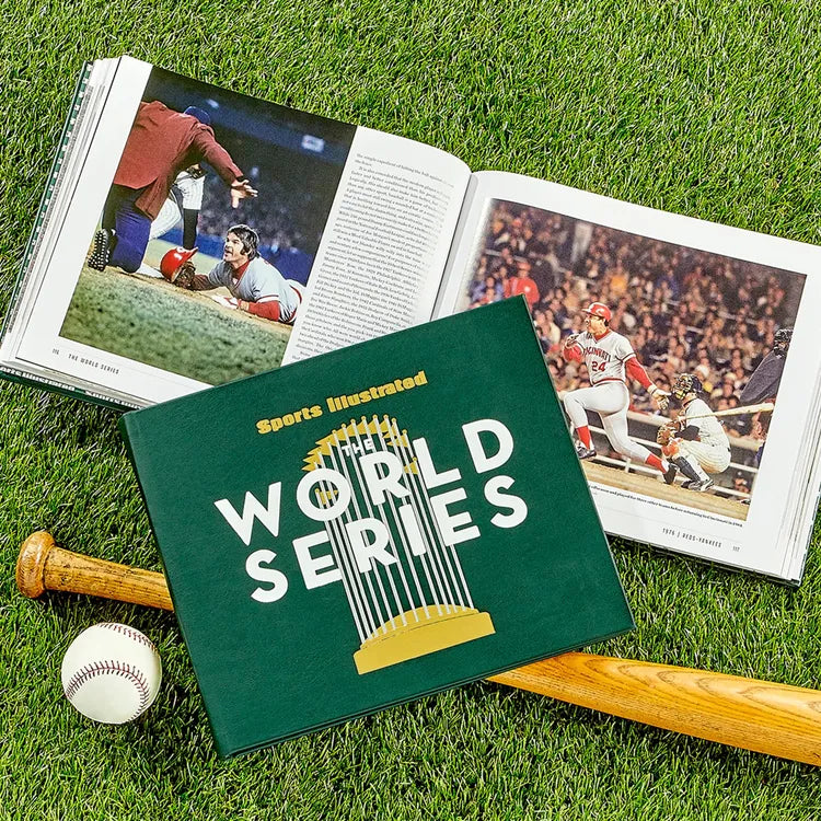 The World Series Book in Green Bonded Leather - Image 2