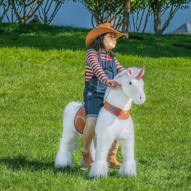 White Model U Ride-On Unicorn - 7+ Years - Image 2