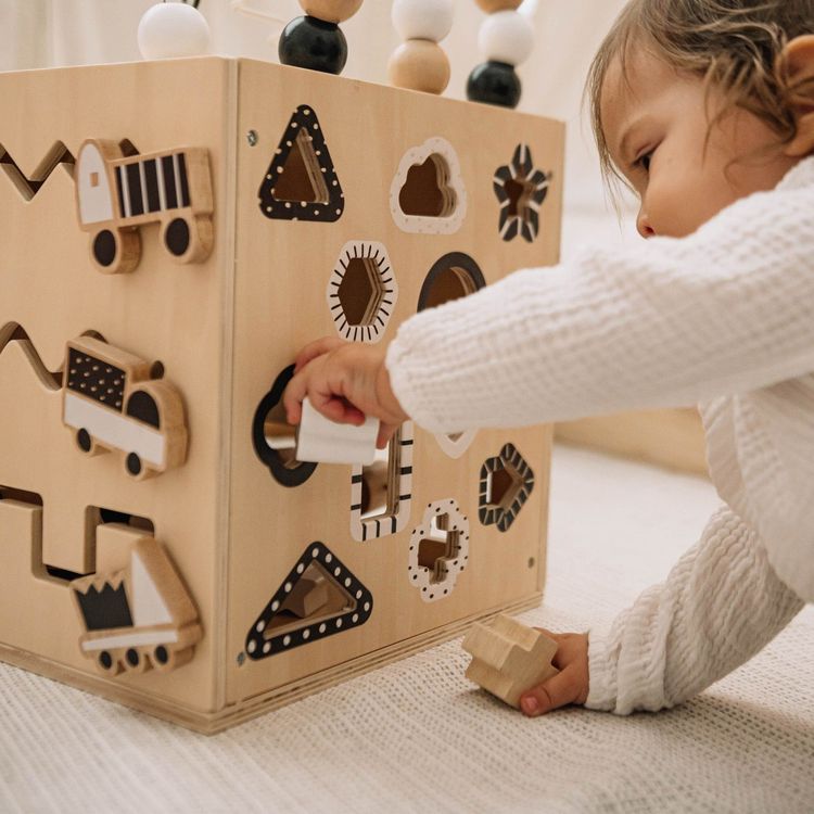 Wooden Activity Busy Box - Image 2