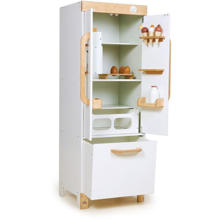 Wooden Pretend Play Refrigerator - Image 4