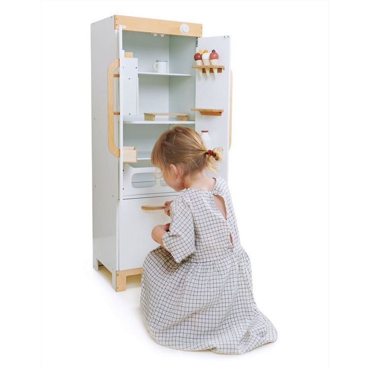 Wooden Pretend Play Refrigerator - Image 2