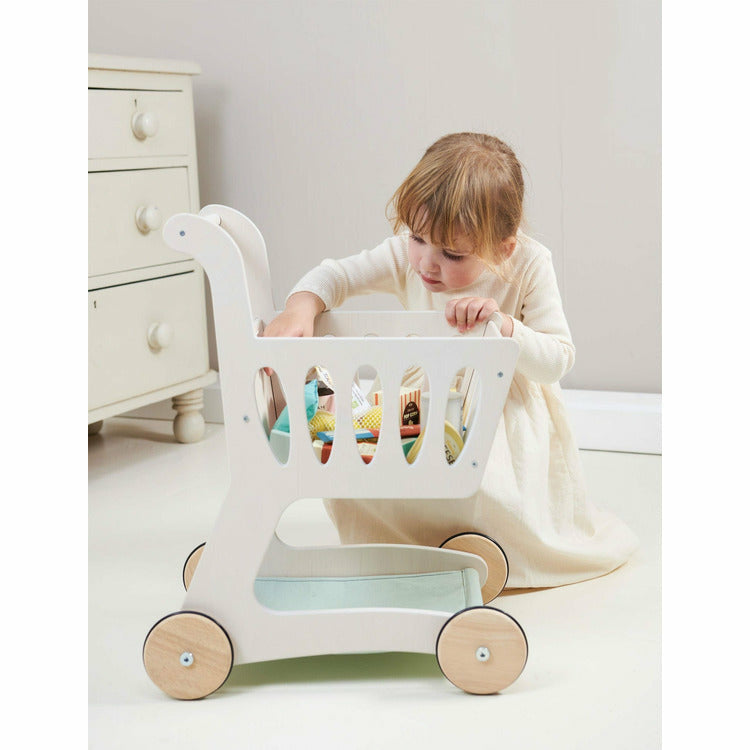 Wooden Shopping Cart - Image 2