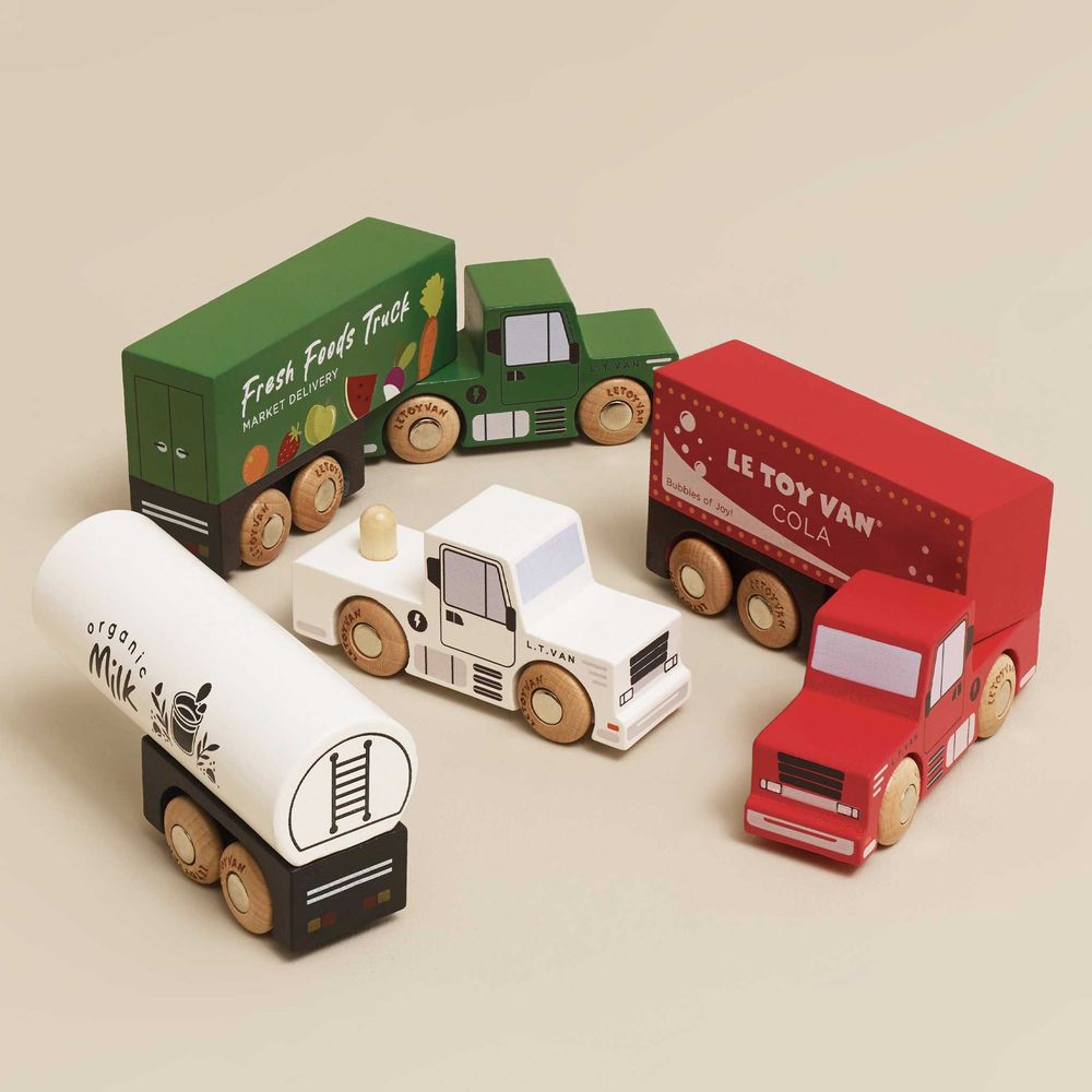 Wooden Trailer Truck Set - Image 2