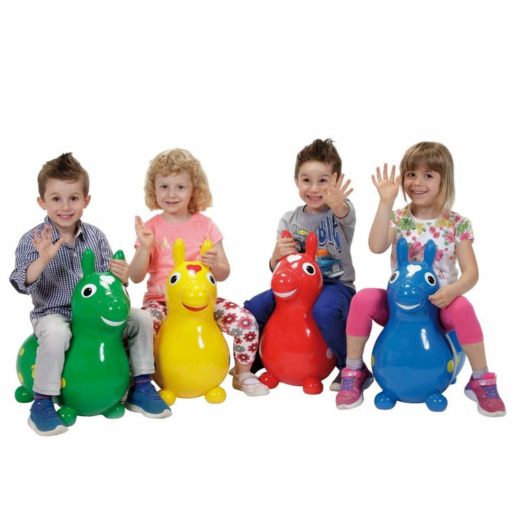 Yellow Rody Horse Inflatable Bouncer Ride-on - Image 2